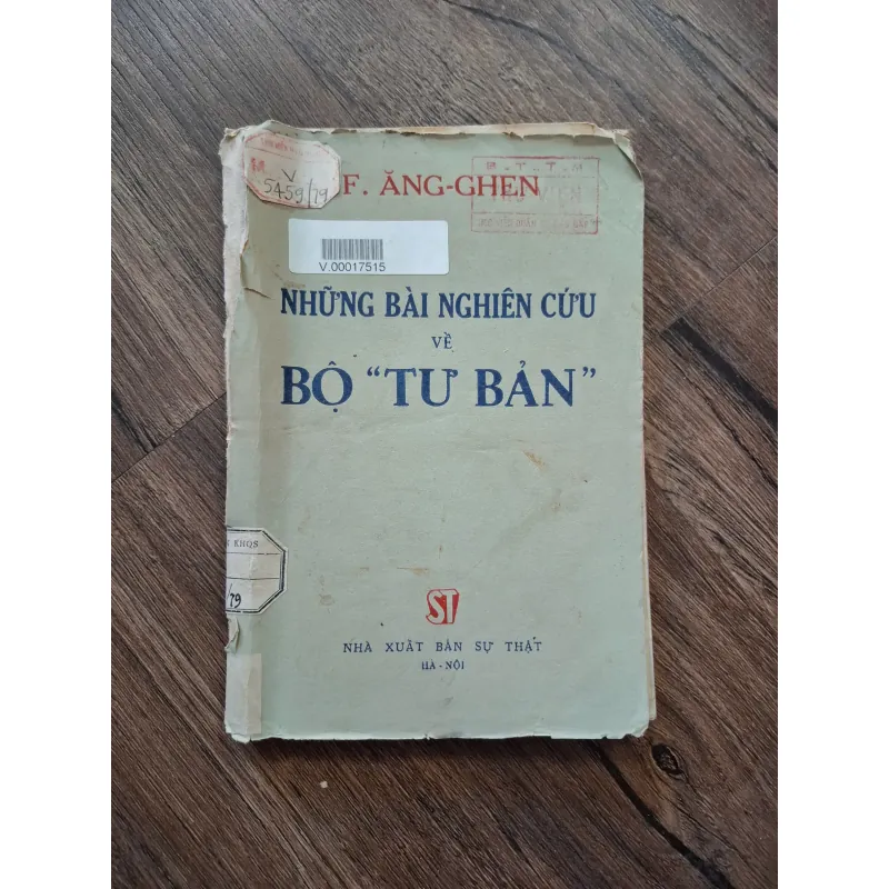 NHỮNG BÀI NGHIÊN CỨU VỀ BỘ "TƯ BẢN" - F. ĂNG-GHEN 716148
