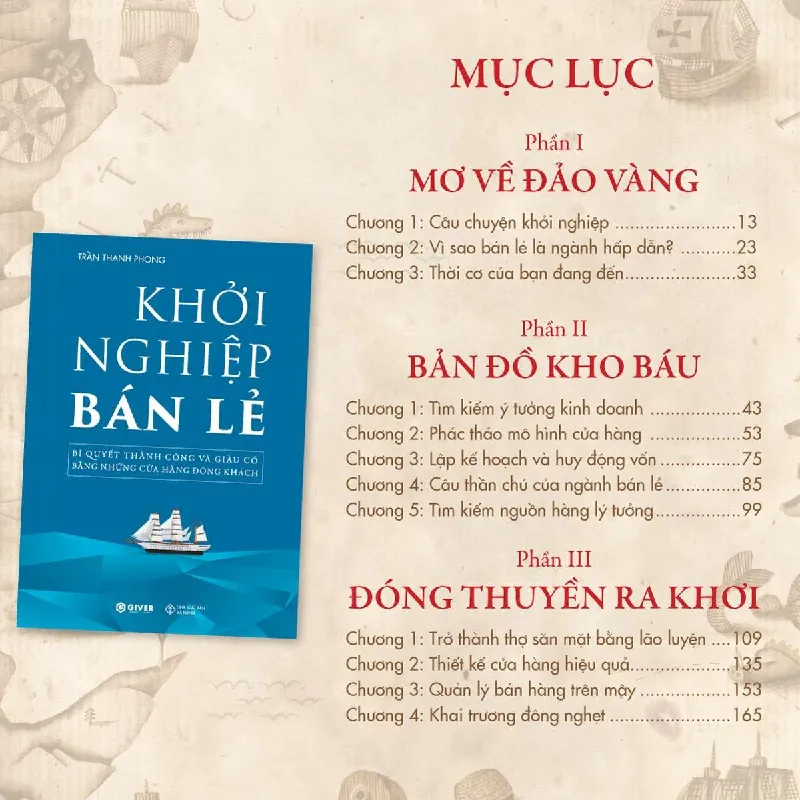 Khởi Nghiệp Bán Lẻ - Bí Quyết Thành Công Và Giàu Có Bằng Những Cửa Hàng Đông Khách - Trần Thanh Phong - GIVER BOOKS - MARKETING KINH DOANH 595426