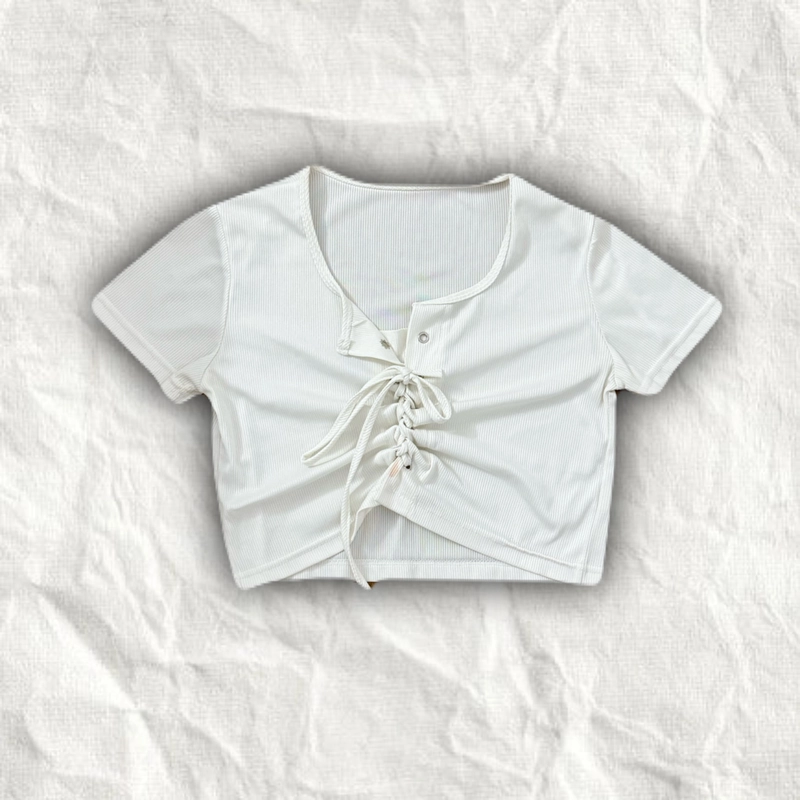 áo croptop thắt dây xinh 🤍 546162