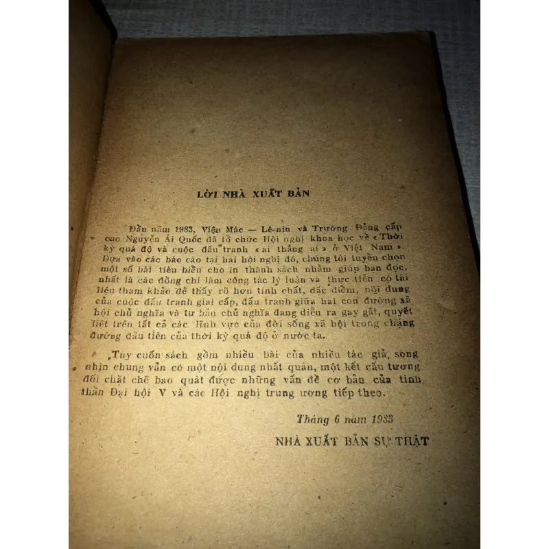 Một số vấn đề thời kỳ quá độ ở việt nam  996011