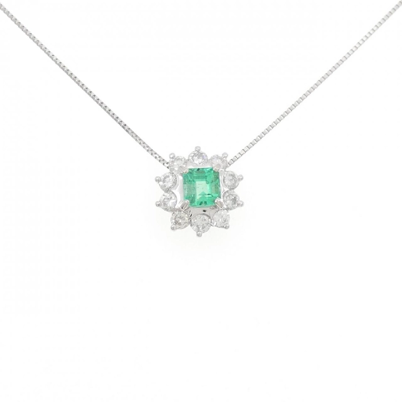 Dây chuyền ngọc lục bảo PT900/PT850 0.69CT - Hàng hiệu Authentic 862975