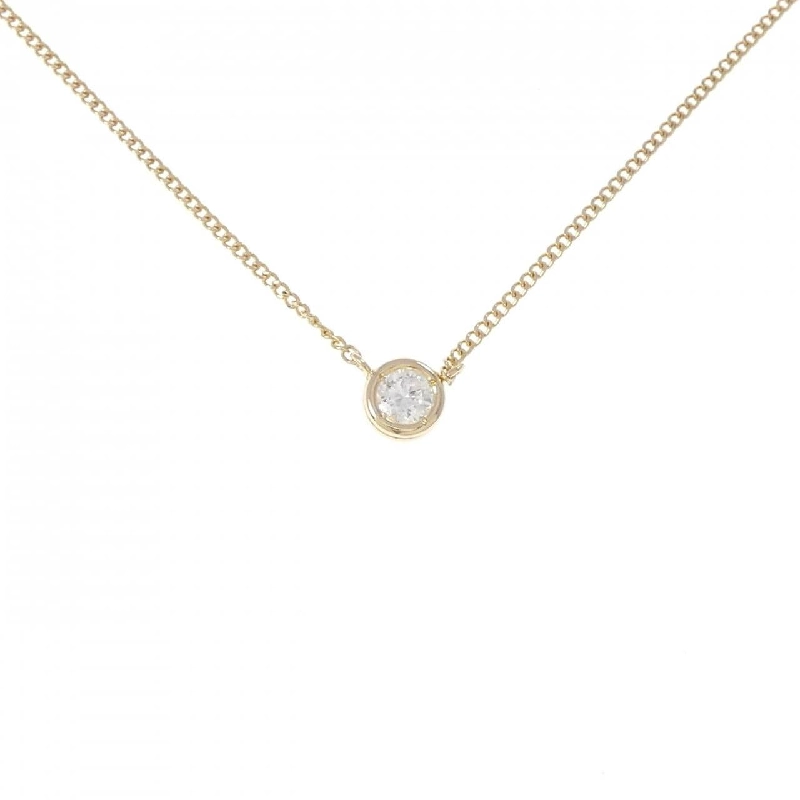 K18YG Solitaire Dây chuyền kim cương 0.14CT - Hàng hiệu Chính hãng 859734