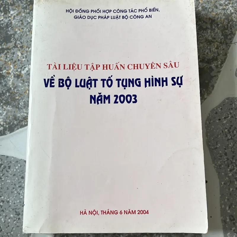 [luật - chính trị] tập huấn chuyên sâu luật tô tụng hình sự 590519