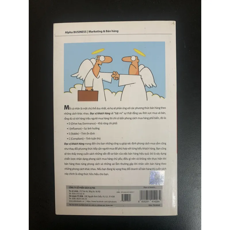 (Sách cũ) Đọc vị khách hàng - 4 phong cách bán hàng chinh phục người mua - Michael 972993