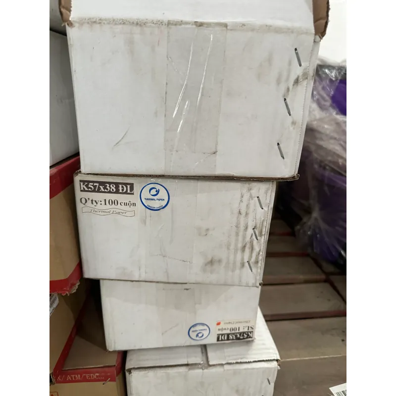 Giấy Thermal Paper K57x38mm 100 cuộn chất liệu giấy nhiệt 1008302