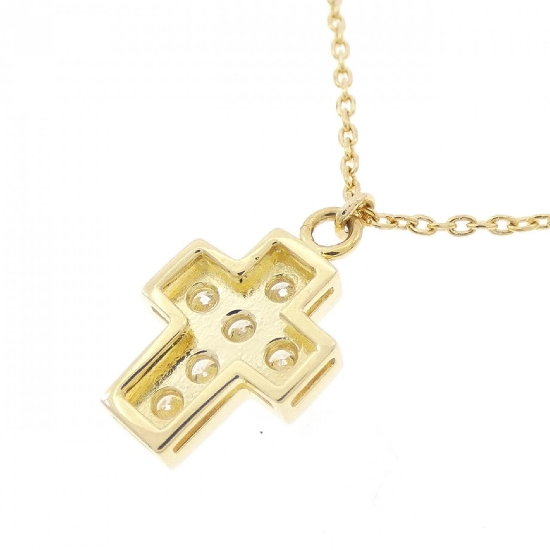 K18YG Dây chuyền kim cương chéo 0.30CT - Hàng hiệu Chính hãng 867014