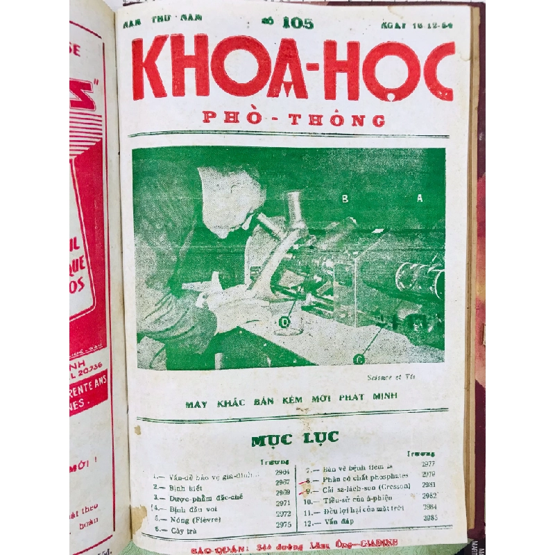 Khoa học phổ thông số 94 -105 ( trọn 12 số đóng chung bìa cứng ) 127134