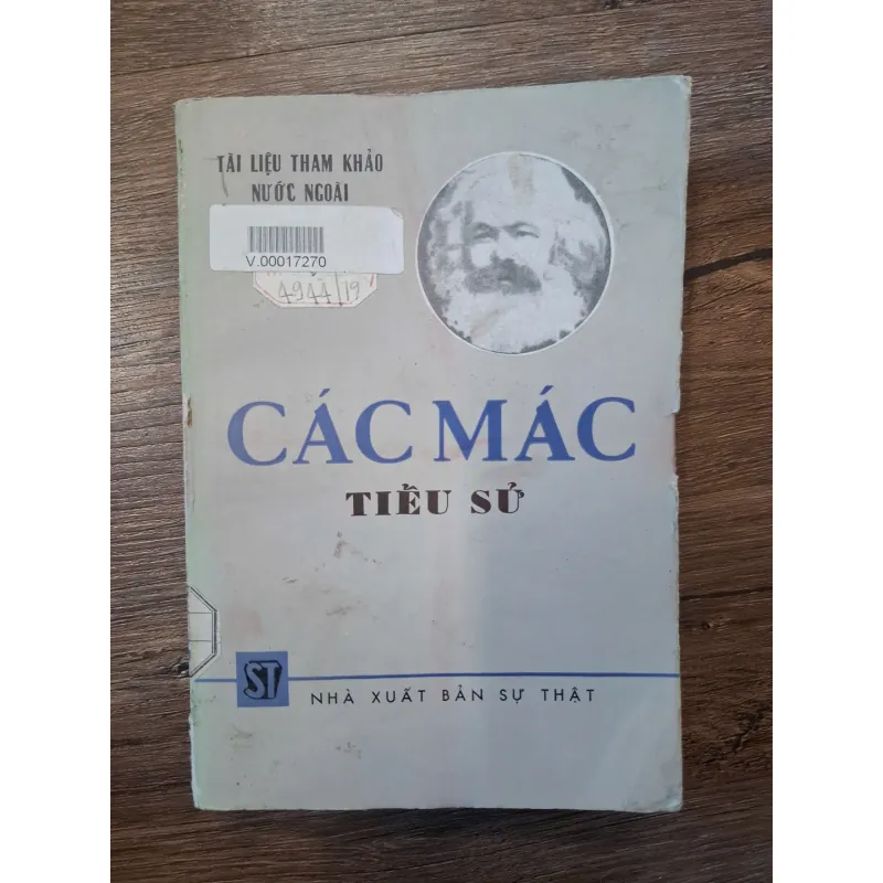 Các Mác: Tiểu sử - Nhiều tác giả - Tiểu sử nhân vật 702215