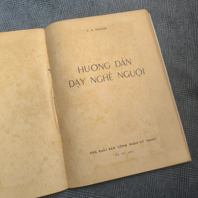 Hướng dẫn dạy nghề nguội - NXB Công Nhân Kỹ Thuật - 1977 655487