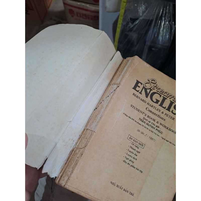 Streamline English - Connections - Student's Book And Workbook (Song Ngữ) - Bernard Hartley, Peter Viney 1998 mới 70% bung bìa HỌC NGOẠI NGỮ HCM3012 750429