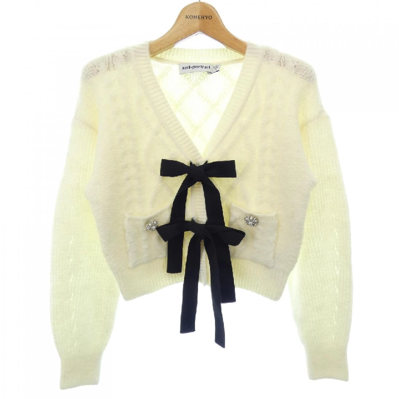 【Mã giảm giá】Self-Portrait áo khoác cardigan 633912