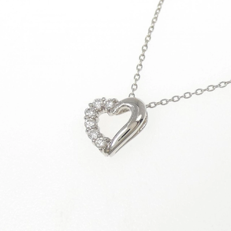 Dây chuyền kim cương hình trái tim PT900/PT850 - Hàng hiệu Authentic 860111