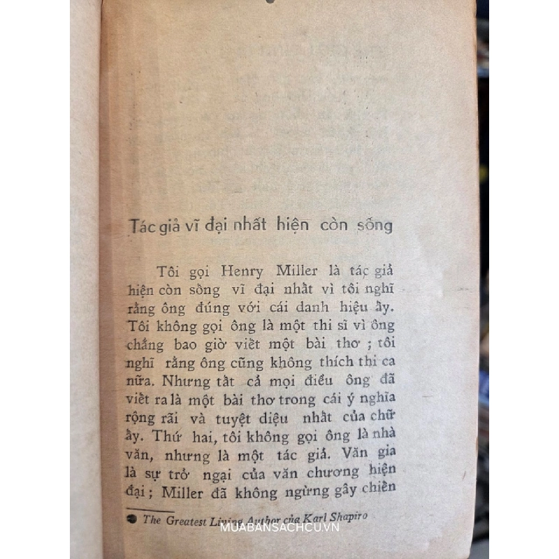 Thế giới tính dục - Henry Miller ( bản dịch Hoài Lãng Tử ) 740241