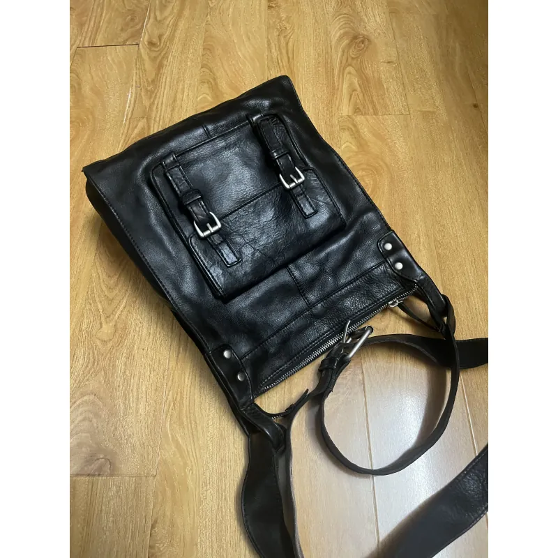 Túi nam sz 24*29*11 da mộc 2hand 934614