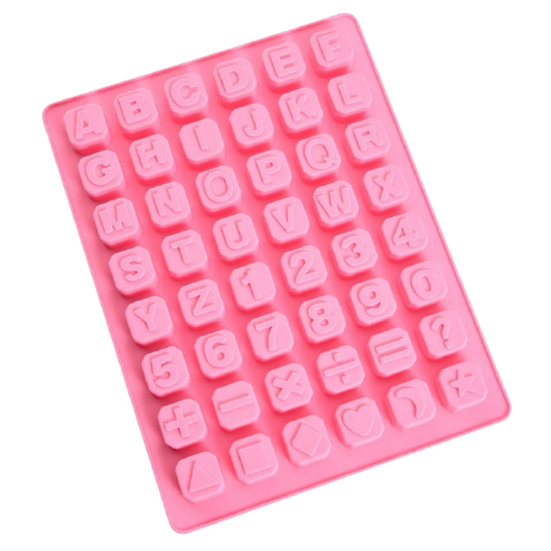 Khuôn silicon làm bánh, rau câu, socola 24 chữ cái, 10 số, ký tự - Mã số 1136 338421