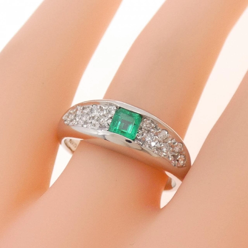 Nhẫn Emerald PT900 0.30CT - Hàng hiệu Chính hãng 846490