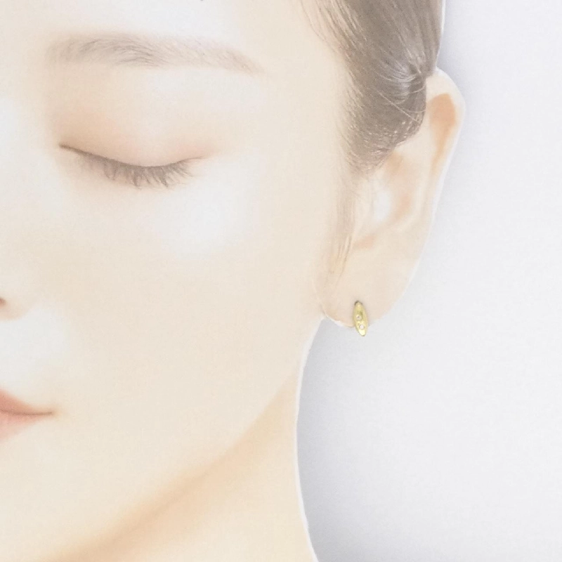 K18YG Bông tai kim cương 0.06CT - Hàng hiệu Chính hãng 871234