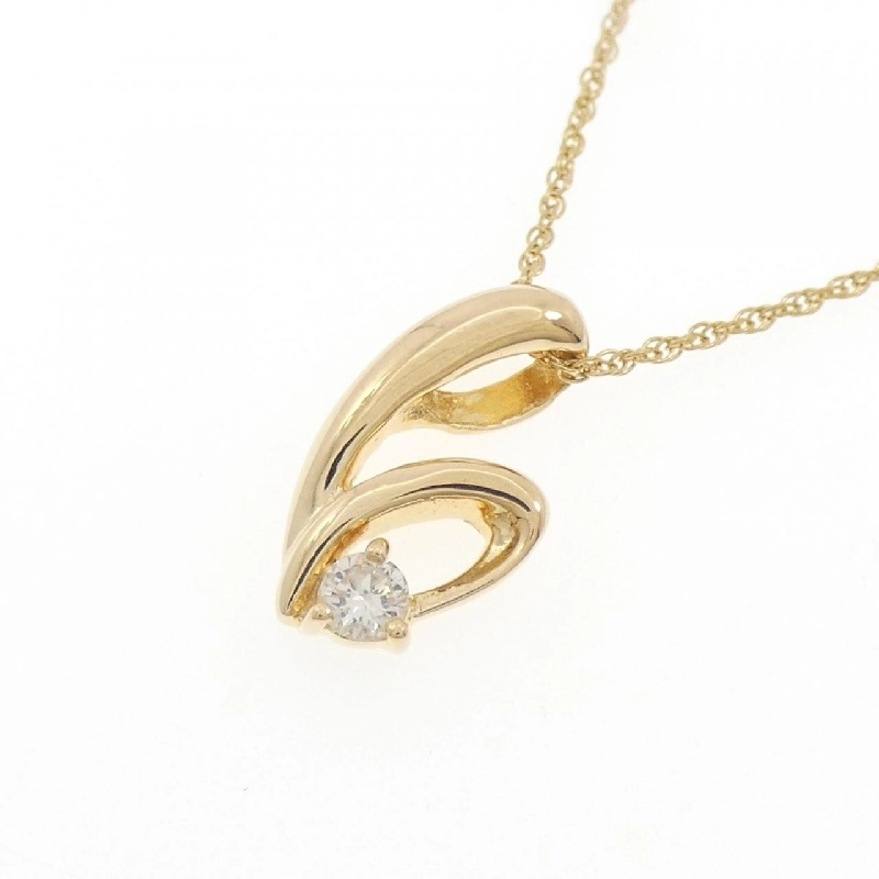 K18YG Dây chuyền kim cương 0.10CT - Hàng hiệu Chính hãng 863998