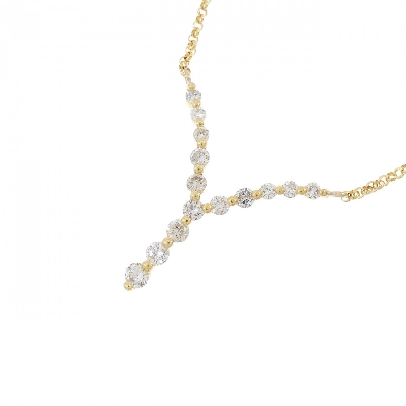 K18YG Dây chuyền kim cương 0.50CT - Hàng hiệu Authentic 862067