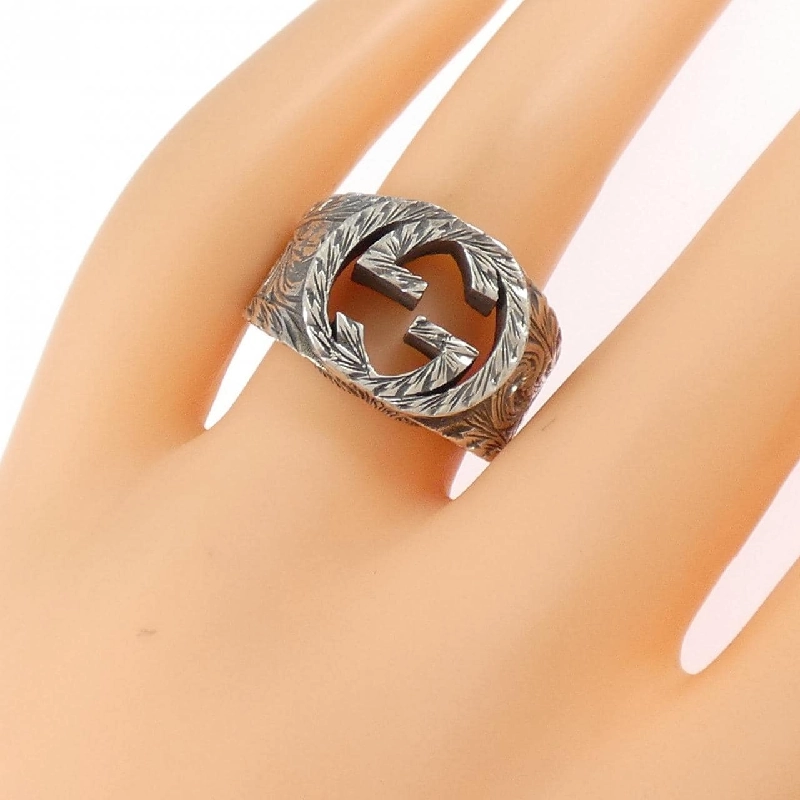 Nhẫn G Interlocking Gucci - Hàng hiệu Chính hãng 837242