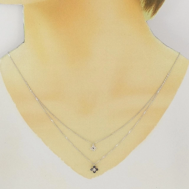 K18WG Hoa Kim Cương Dây Chuyền 0.50CT - Hàng hiệu Chính hãng 859920