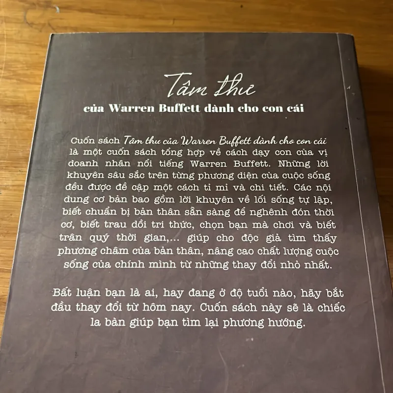 Tâm Thư Của Warren Buffett dành cho con cái  1013461