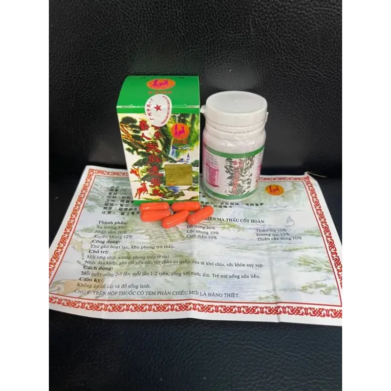 Xạ Hương Nhân Sâm Thiên Ma Tốt ĐAU NHỨC XƯƠNG KHỚP 20 Viên 722772