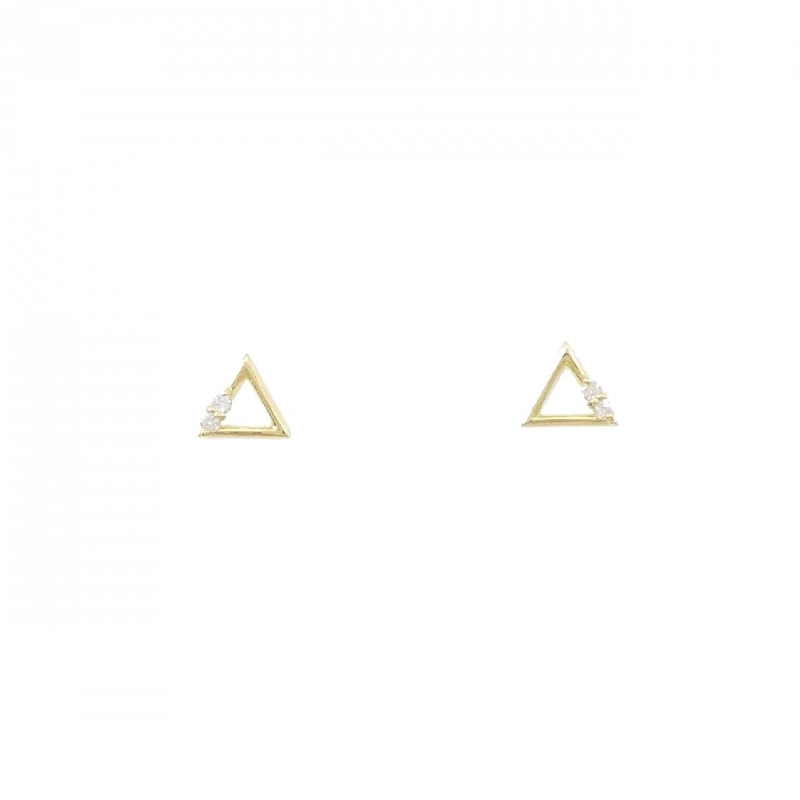 K18YG Bông tai kim cương 0.04CT - Hàng hiệu Chính hãng 872031