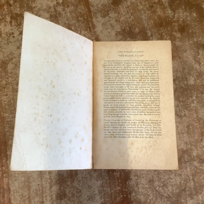 THE BLACK TULIP -ALEXANDRE DUMAS 761620