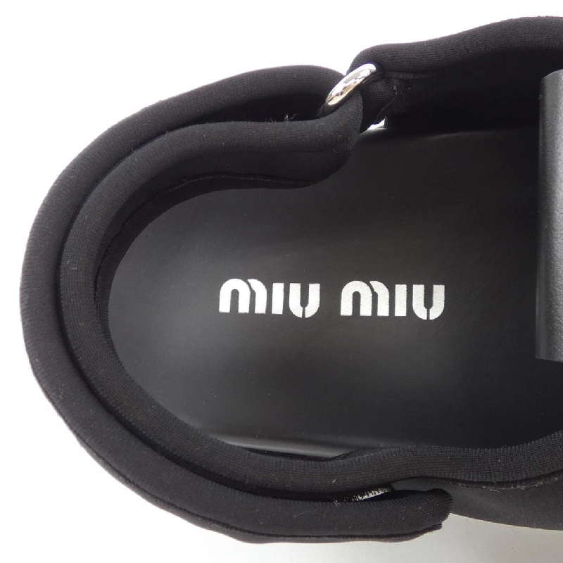 Giày sandal MIU MIU Chanky Neoprene MIU MIU Logo 5X418E - Hàng hiệu Chính hãng 829743