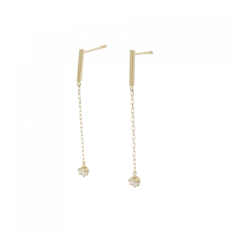 K18YG Bông tai Kim cương 0.15CT - Hàng hiệu Chính hãng 870912