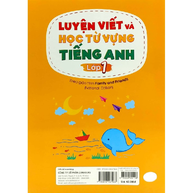 Luyện Viết Và Học Từ Vựng Tiếng Anh Lớp 1 - Theo Chương Trình Family And Friends (National Edition) - Mai Lan Hương, Hà Thanh Uyên 147525