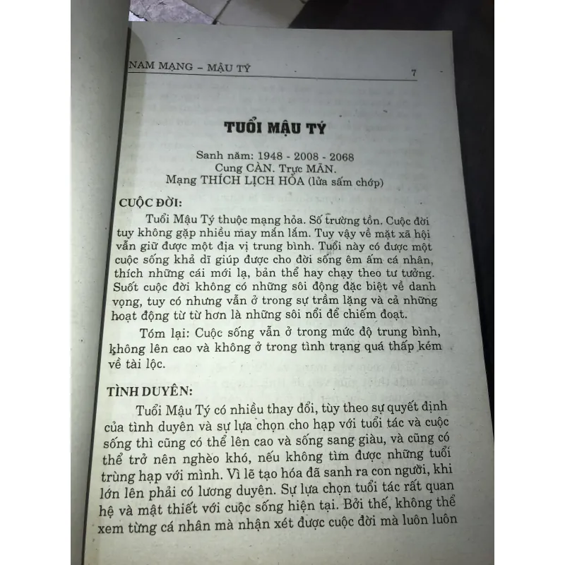 Tử vi trọn đời - Nam mạng 926132