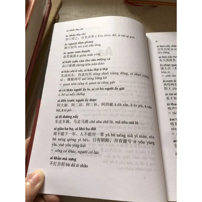 Từ điển thành ngữ tục ngữ Việt Hán 975893