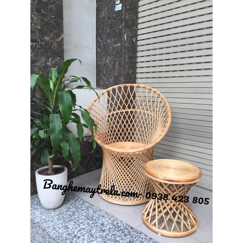 Ghế đơn mây đọc sách phòng ngủ 446565
