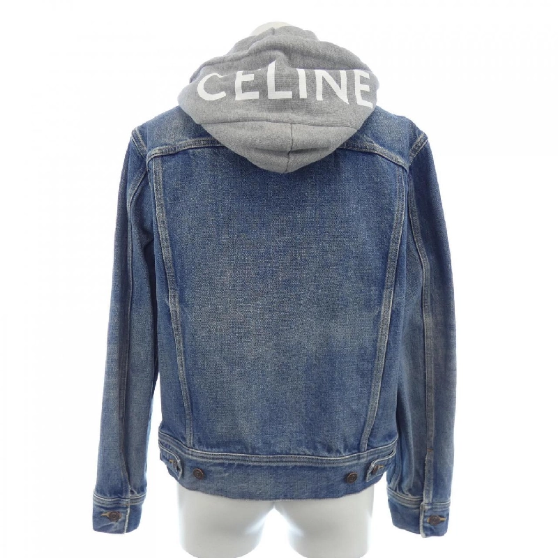 Áo khoác denim có mũ CELINE 2Q374930F - Hàng hiệu Authentic 896241