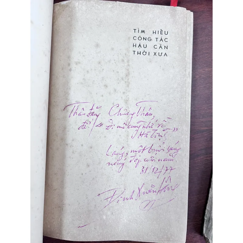 Công tác hậu cần thời xưa - Đinh Xuân Lâm (1977) 408185