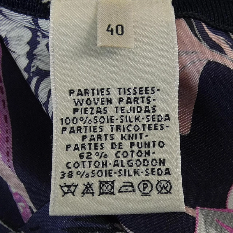 HERMES FLAMINGO PARTY *77-7771 Áo khoác len 634671