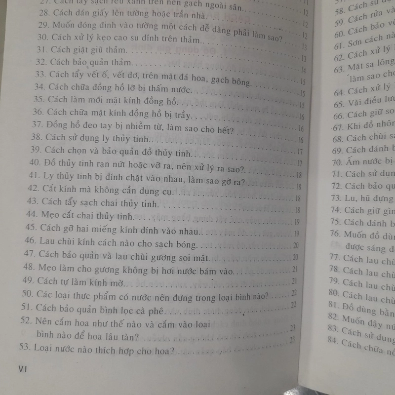 Cẩm nang MẸO VẶT TRONG ĐỜI SỐNG HẰNG NGÀY 541984