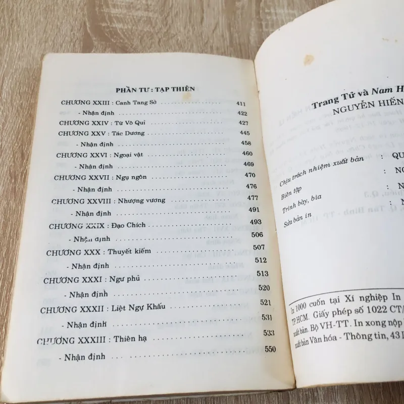 Trang Tử – Nam Hoa Kinh (Nguyễn Hiến Lê) 957332