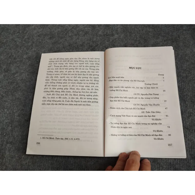 HỌC TẬP TƯ TƯỞNG, ĐẠO ĐỨC, PHONG CÁCH HỒ CHÍ MINH 697783