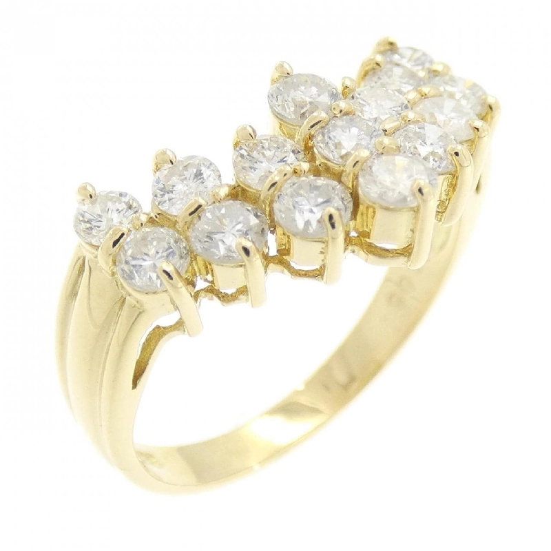 Nhẫn kim cương K18YG 1.06CT 671509