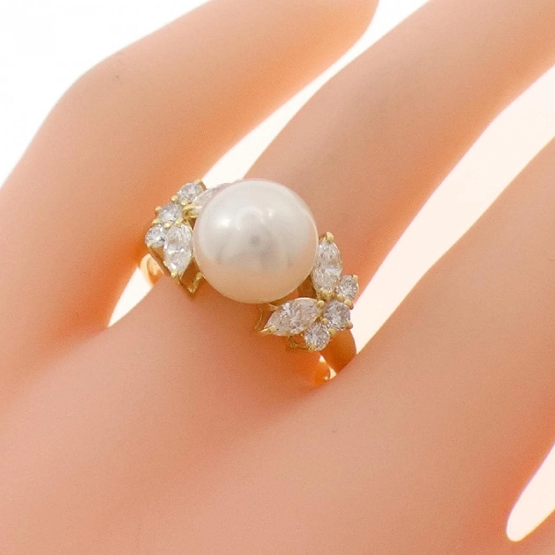 Nhẫn ngọc trai Akoya K18YG 9.0mm - Hàng hiệu Chính hãng 851191