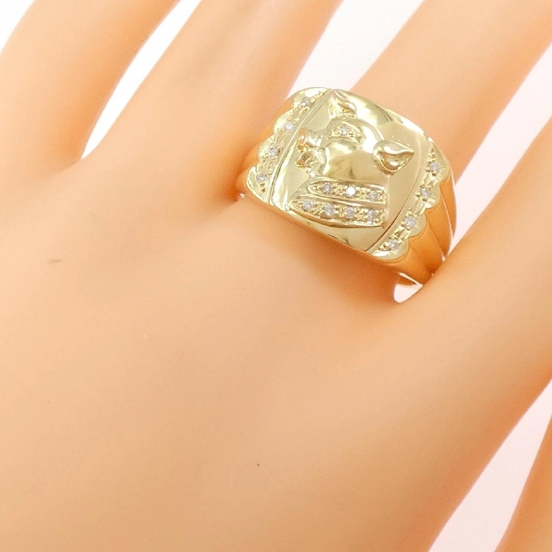 Nhẫn kim cương K18YG 0.10CT - Hàng hiệu Chính hãng 847017