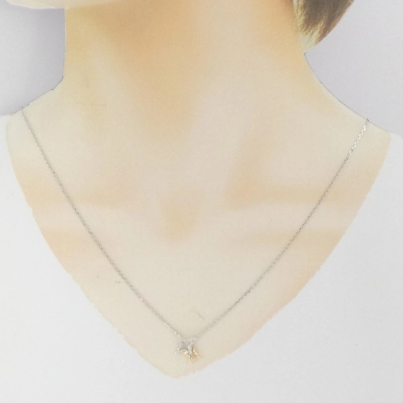 Dây chuyền kim cương 750WG/750YG 0.10CT - Hàng hiệu Chính hãng 860079