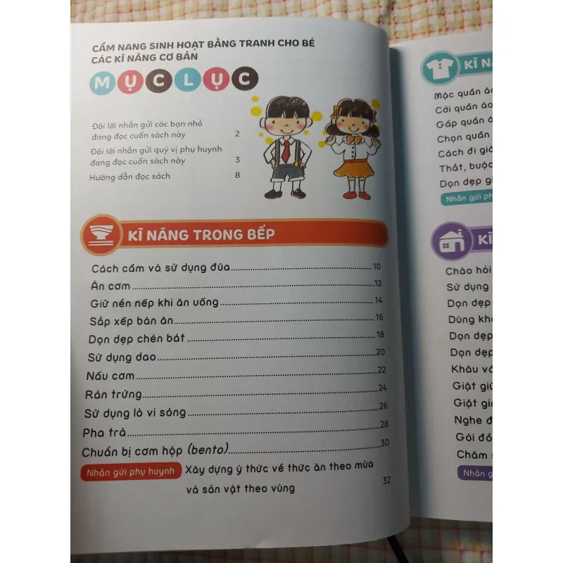 CÁC KĨ NĂNG CƠ BẢN - CẨM NANG SINH HOẠT BẰNG TRANH CHO BÉ 713722