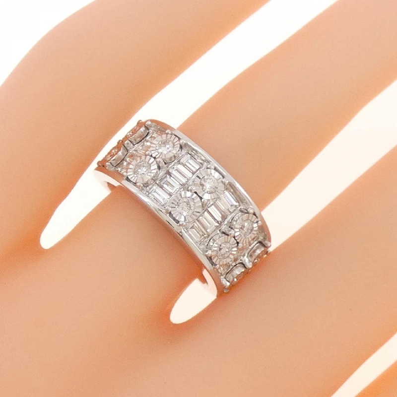 Nhẫn kim cương K18WG 0.90CT 672569