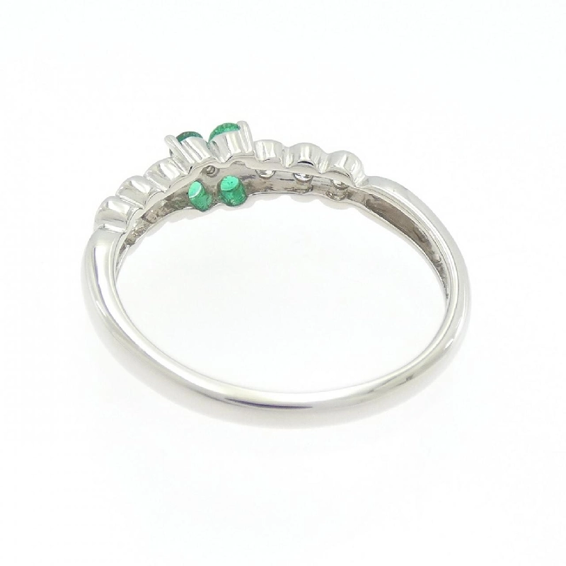 Nhẫn ngọc lục bảo PT900 hoa 0.17CT 668860