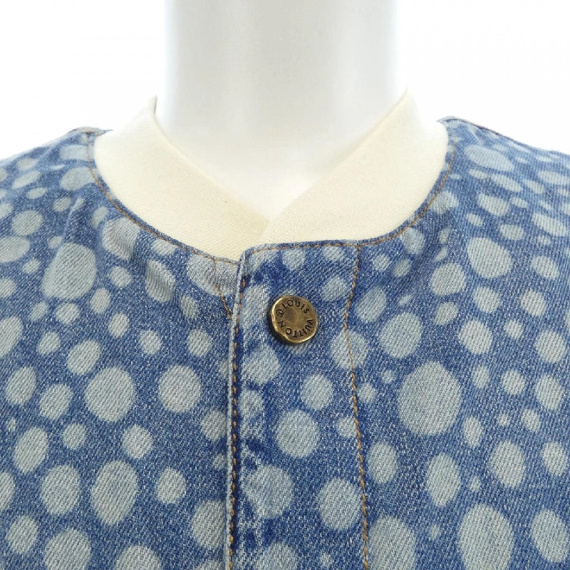 Áo sơ mi denim chấm bi vô cực LV×YK của Louis Vuitton HOS33WYN4 草間彌生 - Hàng hiệu Authentic 899647