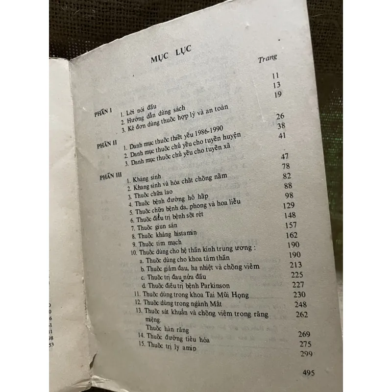 Hướng dẫn sử dụng thuốc - gần 500 trang- Xb 1987 925849